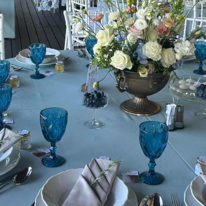 Átlátszó üvegkehely - 240 ml