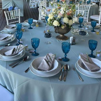 Elefántcsont színű textilszalvéta